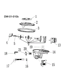 Pump Assy parts for  Dishwasher ESD400 from AppliancePartsPros.com