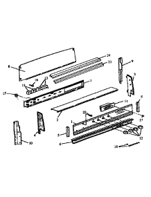 Control Panel Parts parts for Caloric Electric Range ESF33002L/P1130945NL from AppliancePartsPros.com