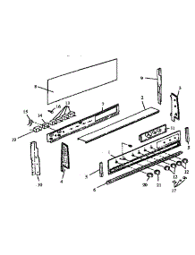 Control Panel Parts (Esf34002lg / P1130964nl) (Esf34002lg / P1142613nlg) parts for Caloric Electric Range ESK37002WW/P1130971N from AppliancePartsPros.com