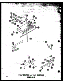 Evaporator & Fan Motors Esrf-16W (Esrf-16W-A / P60303-5Wa) (Esrf-16W-C / P60303-5Wc) (Esrf-16W-Ag / P60303-5Wg) (Esrf-16W / P60303-5W) parts for Amana Top-Mount Refrigerator ESR-16W-A-P60303-4WA from AppliancePartsPros.com
