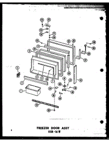Freezer Door Assy Esr-16W (Esr-16W / P60303-22W) (Esr-16W-C / P60303-22Wc) (Esr-16W-Ag / P60303-22Wg) (Esr-16W-A / P60303-22Wa) (Esr-16W-Ag / P60303-42Wg) (Esr-16W-C / P60303-42Wc) (Esr-16W-A / P60303-42Wa) (Esr-16W / P60303-42W) parts for Amana Top-Mount Refrigerator ESR-16W-C-P60303-42WC from AppliancePartsPros.com