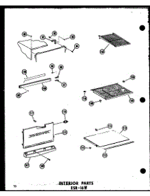 Interior Parts Esr-16W (Esr-16W / P60303-51W) (Esr-16W-Ag / P60303-51Wg) (Esr-16W-C / P60303-51Wc) (Esr-16W-A / P60303-51Wa) parts for Amana Top-Mount Refrigerator ESR-16W-P60303-51W from AppliancePartsPros.com