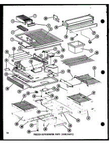 Freezer-Refrigerator Parts (Esrf / Esrfc) (Esrfc16b-L / P60303-77Wl) (Esrfc16b / P60303-77W) (Esrfc16b-G / P60303-77Wg) (Esrfc16b-C / P60303-77Wc) (Esrfc16b-A / P60303-77Wa) (Esrfc14b-G / P60303-78Wg) (Esrfc14b-A / P60303-78Wa) (Esrfc14b-C / P60303-78Wc) (Esrfc14b-L / P60303 parts for Amana Top-Mount Refrigerator ESR12B-L-P60303-81WL from AppliancePartsPros.com