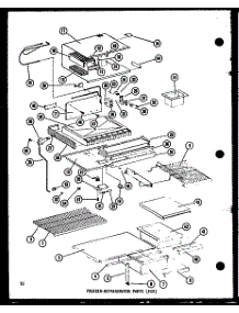 Freezer-Refrigerator Parts (Esr) (Esr16d / P73953-15W) (Esr14d / P73953-16W) (Esr12d / P73953-17W) (Esr512d / P73953-18W) parts for Amana Top-Mount Refrigerator ESR12D-P73953-17W from AppliancePartsPros.com