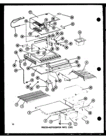 Freezer-Refrigerator Parts (Esr) (Esr16c-C / P73953-5Wc) (Esrc16c-A / P73953-5Wa) (Esr16c-G / P73953-5Wg) (Esr16c / P73953-5W) (Esr16c-L / P73953-5Wl) (Esr14c-C / P73953-6Wc) (Esr14c / P73953-6W) (Esr14c-A / P73953-6Wa) (Esr14c-L / P73953-6Wl) (Esr14c-G / P73953-6Wg) (Esr12c parts for Amana Top-Mount Refrigerator ESR14C-G-P73953-6WG from AppliancePartsPros.com