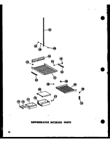 Refrigerator Interior Parts parts for Amana Side-By-Side Refrigerator ESR17N-C-P60230-3WC from AppliancePartsPros.com
