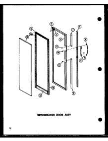 Refrigerator Door Insulation Assy. parts for Amana Side-By-Side Refrigerator ESR22N-G-P73320-50WG from AppliancePartsPros.com