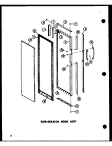 Refrigerator Door Assy (Sr25w-C / P60350-39Wc) (Sr25w / P60350-39W) (Sr25w-A / P60350-39Wa) (Sr25w-L / P60350-38Wl) (Sr25w-Ag / P60350-39Wg) (Sd25w-C / P60350-40Wc) (Sd25w / P60350-40W) (Sd25w-A / P60350-40Wa) (Sd25w-L / P60350-40Wl) (Sd25w-Ag / P60350-40Wg) (Sr22w-C / P60350- parts for Amana Side-By-Side Refrigerator ESR22N-L-P73320-23WL from AppliancePartsPros.com
