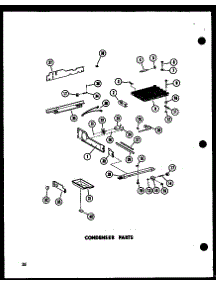 Condenser Parts (Sr25w-C / P60350-39Wc) (Sr25w / P60350-39W) (Sr25w-A / P60350-39Wa) (Sr25w-L / P60350-38Wl) (Sr25w-Ag / P60350-39Wg) (Sd25w-C / P60350-40Wc) (Sd25w / P60350-40W) (Sd25w-A / P60350-40Wa) (Sd25w-L / P60350-40Wl) (Sd25w-Ag / P60350-40Wg) (Sr22w-C / P60350-42Wc) ( parts for Amana Side-By-Side Refrigerator ESR22N-L-P73320-23WL from AppliancePartsPros.com