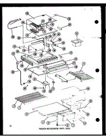 Freezer-Refrigerator Parts (Esr) (Esr16b-C / P60303-79Wc) (Esr16b-A / P60303-79Wa) (Esr16b-G / P60303-79Wg) (Esr16b / P60303-79W) (Esr16b-L / P60303-79Wl) (Esr14b-C / P60303-80Wc) (Esr14b / P60303-80W) (Esr14b-A / P60303-80Wa) (Esr14b-L / P60303-80Wl) (Esr14b-G / P60303-80Wg parts for Amana Top-Mount Refrigerator ESRF16B-C-P60303-83WC from AppliancePartsPros.com