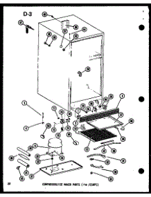 Compressor / Ice Maker Parts (Tm  / Esrfc) (Esrfc-14F-L / P75658-3Wl) (Esrfc-14F-A / P75658-3Wa) (Esrfc-14F-G / P75658-3Wg) (Esrfc-14F-C / P75658-3Wc) (Esrfc-16F-C / P75658-5Wc) (Esrfc-16F / P75658-5W) (Esrfc-16F-A / P75658-5Wa) (Esrfc-16F-L / P75658-5Wl) (Esrfc-16F-G / P75658 parts for Amana Top-Mount Refrigerator ESRFC-16F-G-P75658-5WG from AppliancePartsPros.com