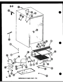 Compressor / Ice Maker Parts (Tm) (Tm14d-C / P73953-23Wc) (Tm14d-A / P73953-23Wa) (Tm14d-G / P73953-23Wg) (Tm14d / P73953-23W) (Tm14d-L / P73953-23Wl) (Tm14d-C / P74645-1Wc) (Tm14d / P74645-1W) (Tm14d-A / P74645-1Wa) (Tm14d-L / P74645-1Wl) (Tm14d-G / P74645-1Wg) (Tm14d-C / P7464 parts for Amana Top-Mount Refrigerator ESRFC-516D-A-P74645-10WA from AppliancePartsPros.com
