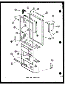 Lower Parts (Esr) (Esr12a / P60303-43W) (Esr12a-C / P60303-43Wc) (Esr12a-Ag / P60303-43Wg) (Esr12a-A / P60303-43Wa) (Esr512a / P60303-48W) (Esr512a-L / P60303-48Wl) (Esr512a-C / P60303-48Wc) (Esr512a-A / P60303-48Wa) (Esr512a-Ag / P60303-48Wg) (Esr12a / P60303-73W) (Esr12a-L parts for Amana Top-Mount Refrigerator ESRFC14A-C-P60303-69WC from AppliancePartsPros.com