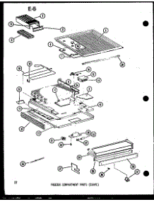 Freezer Compartment Parts (Esrfc) (Esrfc14e-G / P74645-12Wg) (Esrfc14e-A / P74645-12Wa) (Esrfc14e-C / P74645-12Wc) (Esrfc14e-L / P74645-12Wl) (Esrfc14e / P74645-12W) (Esrfc16e-C / P74645-14Wc) (Esrfc16e / P74645-14W) (Esrfc16e-A / P74645-14Wa) (Esrfc16e-L / P74645-14Wl) (E parts for Amana Top-Mount Refrigerator ESRFC14E-G-P74645-12WG from AppliancePartsPros.com