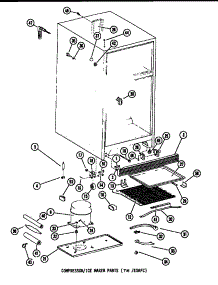 Compressor / Ice Maker Parts parts for Amana Top-Mount Refrigerator ESRFC14F-P75658-3W from AppliancePartsPros.com