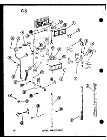 Control Parts (Esrfc) (Esrfc-14D / P73935-25W) (Esrfc14d-G / P73953-25Wg) (Esrfc14d-A / P73953-25Wa) (Esrfc14d-C / P73953-25Wc) (Esrfc14d / P73953-25W) (Esrfc14d-L / P73953-25Wl) (Esrfc14d-A / P74645-3Wa) (Esrfc14d-G / P74645-3Wg) (Esrfc14d-C / P74645-3Wc) (Esrfc14d-L / P746 parts for Amana Top-Mount Refrigerator ESRFC16D-C-P74645-8WC from AppliancePartsPros.com