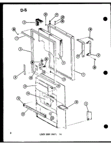 Lower Door Parts Tm (Tm14e-C / P74645-11Wc) (Tm14e-A / P74645-11Wa) (Tm14e-G / P74645-11Wg) (Tm14e / P74645-11W) (Tm14e-L / P74645-11Wl) (Tm16e-L / P74645-13Wl) (Tm16e / P74645-13W) (Tm16e-G / P74645-13Wg) (Tm16e-C / P74645-13Wc) (Tm16e-A / P74645-13Wa) parts for Amana Top-Mount Refrigerator ESRFC16E-C-P74645-14WC from AppliancePartsPros.com