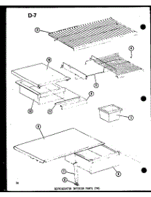 Refrigerator Interior Parts (Tm) (Tm14e-C / P74645-11Wc) (Tm14e-A / P74645-11Wa) (Tm14e-G / P74645-11Wg) (Tm14e / P74645-11W) (Tm14e-L / P74645-11Wl) (Tm16e-L / P74645-13Wl) (Tm16e / P74645-13W) (Tm16e-G / P74645-13Wg) (Tm16e-C / P74645-13Wc) (Tm16e-A / P74645-13Wa) parts for Amana Top-Mount Refrigerator ESRFC16E-L-P74645-14WL from AppliancePartsPros.com