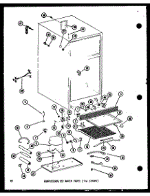 Compressor / Ice Maker Parts (Tm / Esrfc) (Esrfc514d / P73953-11W) (Esrfc516d / P73953-12W) (Esrfc16d / P73953-13W) (Esrfc14d / P73953-14W) (Tm14d / P73953-21W) (Tm16d / P73953-22W) parts for Amana Top-Mount Refrigerator ESRFC516D-P73953-12W from AppliancePartsPros.com