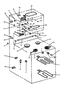 Electrical Components (Est3992l / P1132620nl) (Est3992l / P1132636nl) (Est3992l / P1132637nl) (Est3992l / P1132643nl) (Est3992w / P1132620nw) (Est3992w / P1132636nw) (Est3992w / P1132637nw) (Est3992w / P1132643nw) parts for Caloric Electric Range EST3992W/P1132636NW from AppliancePartsPros.com