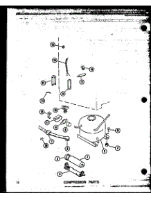 Compressor Parts (Eu13k-C / P60345-29Wc) (Eu13k / P60345-29W) (Uf13k-A / P60345-29Wa) (Eu13k-L / P60345-29Wl) (Eu13k-Ag / P60345-29Wg) (Eu16k-C / P60345-30Wc) (Eu16k-A / P60345-30Wa) (Eu16k-Ag / P60345-30Wg) (Eu16k / P60345-30W) (Eu16k-L / P60345-30Wl) (Eu18k-C / P60345-31Wc) parts for Amana Upright Freezer ESU13-A/P60345-11WA from AppliancePartsPros.com