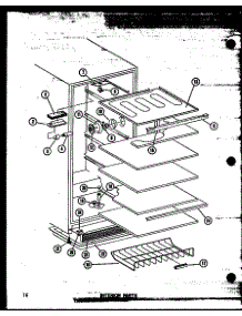 Interior Parts (Esu13-C / P60345-11Wc) (Esu13 / P60345-11W) (Esu13-A / P60345-11Wa) (Esu13-L / P60345-11Wl) (Esu13-Ag / P60345-11Wg) (Esu513-Ag / P60345-12Wg) (Esu513-L / P60345-12Wl) (Esu513-A / P60345-12Wa) (Esu513 / P60345-12W) (Esu513-C / P60345-12Wc) (Esu15-C / P60345-13W parts for Amana Upright Freezer ESU13-A/P60345-11WA from AppliancePartsPros.com