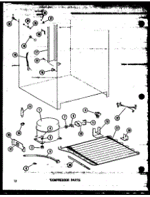 Compressor Parts (Esuf14-C / P60345-17Wc) (Esuf14-A / P60345-17Wa) (Esuf14-Ag / P60345-17Wg) (Esuf14 / P60345-17W) (Esuf14-L / P60345-17Wl) (Esuf14b-C / P60345-49Wc) (Esuf14b / P60345-49W) (Esuf14b-A / P60345-49Wa) (Esuf14b-L / P60345-49Wl) (Esuf14b-Ag / P60345-49Wg) (Esuf16 parts for Amana Upright Freezer ESUF16B-C/P60345-50WC from AppliancePartsPros.com