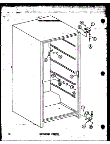 Exterior Parts parts for Amana Upright Freezer ESUF16C-G/P60345-62WG from AppliancePartsPros.com
