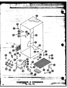 Compressor & Condenser 16 Cu. Ft. (T16n / P60236-48W) (T16n-C / P60236-48Wc) (T16n-Ag / P60236-48Wg) (T16n-A / P60236-48Wa) (T16n / P60236-59W) (T16n-C / P60236-59Wc) (T16n-Ag / P60236-59Wg) (T16n-A / P60236-59Wa) (Tr16n / P60236-50W) (Tr16n-C / P60236-50Wc) (Tr16n-Ag / P60236 parts for Amana Top-Mount Refrigerator ET16N-C-P60236-49WC from AppliancePartsPros.com