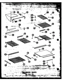 Interior Parts 20 Cu. Ft. (Tr20w / P60303-37W) (Tr20w-C / P60303-37Wc) (Tr20w-Ag / P60303-37Wg) (Tr20w-A / P60303-37Wa) (Td20w / P60303-38W) (Td20w-Ag / P60303-38Wg) (Td20w-C / P60303-38Wc) (Td20w-A / P60303-38Wa) parts for Amana Top-Mount Refrigerator ET16N-P60303-26W from AppliancePartsPros.com