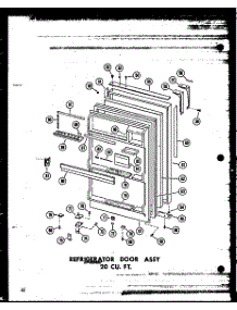 Refrigerator Door Assy 20 Cu. Ft. (Tr20j / P60178-5W) (Tr20j-C / P60178-5Wc) (Tr20j-Ag / P60178-5Wg) (Tr20j-A / P60178-5Wa) (Td20j / P60178-6W) (Td20j-C / P60178-6Wc) (Td20j-Ag / P60178-6Wg) (Td20j-A / P60178-6Wa) parts for Amana Top-Mount Refrigerator ETM18J-P60178-8W from AppliancePartsPros.com