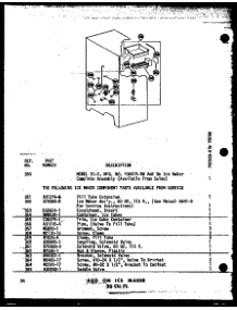 Add On Ice Maker 20 Cu. Ft. (Tr20w-C / P60303-61Wc) (Tr20w / P60303-61W) (Tr20w-A / P60303-61Wa) (Tr20w-L / P60303-61Wl) (Tr20w-Ag / P60303-61Wg) parts for Amana Top-Mount Refrigerator ETM18N-L-P60303-66WL from AppliancePartsPros.com