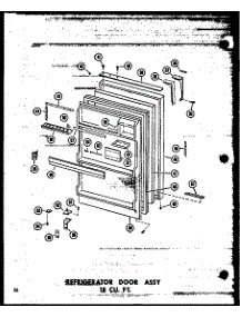 Refrigerator Door Assy 18 Cu. Ft. (Ts18b / P60303-76W) (Etm18n-C / P60303-58Wc) (Etm18n-A / P60303-58Wa) (Etm18n / P60303-58W) (Etm18n-Ag / P60303-58Wg) (Etm18n-L / P60303-58Wl) (Tc18n-C / P60303-59Wc) (Tc18n / P60303-59W) (Tc18n-A / P60303-59Wa) (Tc18n-L / P60303-59Wl) (Tc1 parts for Amana Top-Mount Refrigerator ETM18N-P60303-58W from AppliancePartsPros.com