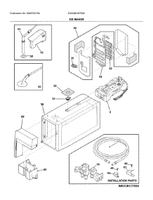 Ice Maker parts for Electrolux Bottom-Mount Refrigerator EW23BC87SS5 from AppliancePartsPros.com