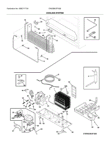 System parts for Electrolux Bottom-Mount Refrigerator EW23BC87SS6 from AppliancePartsPros.com