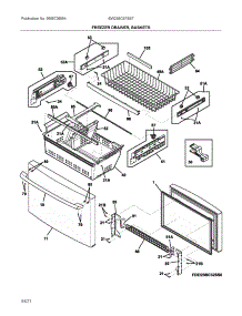 Freezer Drawer parts for Electrolux Bottom-Mount Refrigerator EW23BC87SS7 from AppliancePartsPros.com