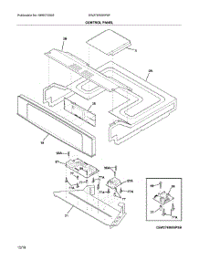 Control Panel parts for Electrolux Electric Wall Oven EW27EW55PSF from AppliancePartsPros.com