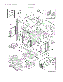 Lower Oven parts for Electrolux Electric Wall Oven EW27EW65PSD from AppliancePartsPros.com