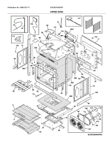 Upper Oven parts for Electrolux Electric Wall Oven EW30EW65PSF from AppliancePartsPros.com