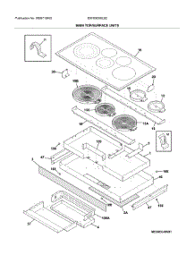 Main Top / Surface Units parts for Electrolux Electric Cooktop EW30IC60LS2 from AppliancePartsPros.com