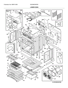 Lower Oven parts for Electrolux Wall Oven/Microwave Combo EW30MC65PSD from AppliancePartsPros.com