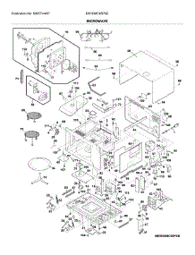 Microwave parts for Electrolux Wall Oven/Microwave Combo EW30MC65PSE from AppliancePartsPros.com