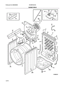 Cabinet / Drum parts for Electrolux Dryer EWMED70JIW3 from AppliancePartsPros.com