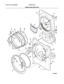 Front Panel / Lint Filter parts for Electrolux Dryer EWMED70JIW3 from AppliancePartsPros.com