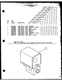 Flow Control Valves (Hydronic) (Ewv1 / P6383101r) parts for Amana Central Air Conditioner EWV2/P6383102R from AppliancePartsPros.com