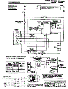 Wiring Schematic parts for Amana Countertop Microwave EX2485.000 from AppliancePartsPros.com