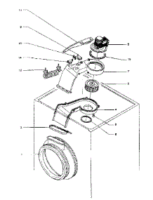 Dryer parts for Equator Laundry Center EZ3600CEE from AppliancePartsPros.com