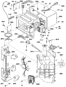 Internal Components parts for Amana Countertop Microwave F1340E-P1319607M from AppliancePartsPros.com