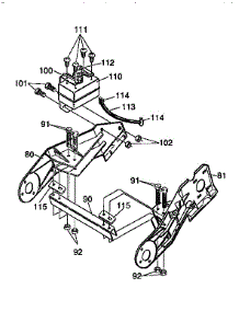 Frame Components parts for Canadiana Gas Snowblower F2030-020 from AppliancePartsPros.com