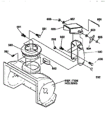 Discharge Chute parts for Signature Gas Snowblower F2030-020 from AppliancePartsPros.com